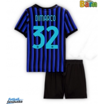 Inter Milan Federico Dimarco #32 Hjemmedraktsett Barn 2025-26 Kortermet (+ Korte bukser)